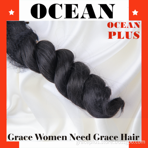 4pcs loose wave outlook wholesale best selling cheap Wholesale 100% synthetic hair extensions dropship
